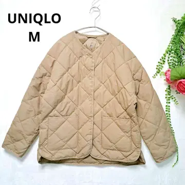 [새상품급] UNIQLO PUFFTECH 릴랙스 자켓 M 베이지 경량