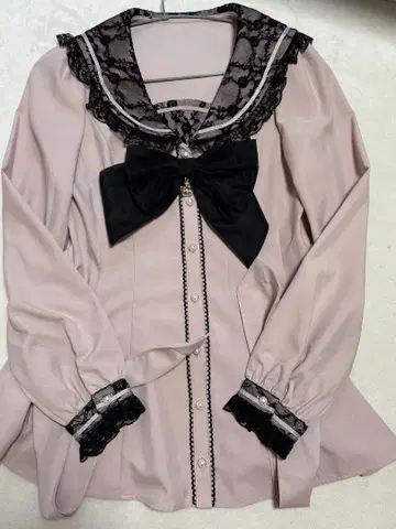 시크릿허니 레이스 세일러 긴팔 셋업