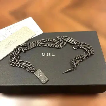 새상품 M.U.L. 스네이크 체인 목걸이 52cm