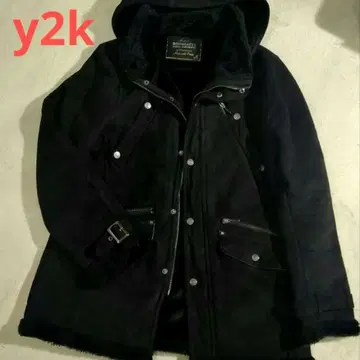 00s y2k 시크 스타일 차라남 ROUSHATTE 무스탕 자켓