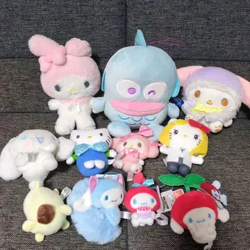 산리오 봉제 인형 마스코트 묶음 판매