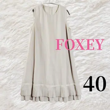 폭시 원피스 드레스 PRIMAVERA 프릴 플리츠 FOXEY