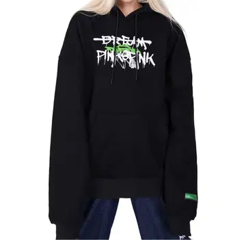 PINKSPINK 후드티 빅 실루엣