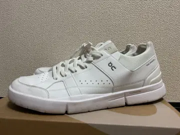 새상품급 On THE RUSH 화이트 스니커즈 us13