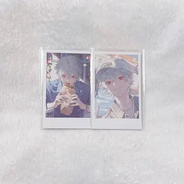 니지산지 쿠츠하 쿠로노와 Blue Memories 폴라로이드