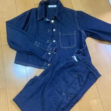 ZARA 인디고 데님 자켓 셋업