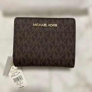 MICHAEL KORS 접이식 지갑 브라운 수납 가방 택 포함