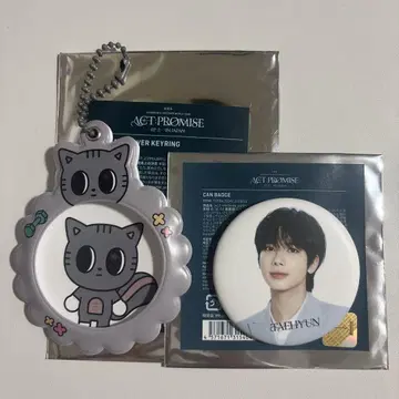 TXT 투바 태현 캔뱃지 다고냥 커버 키링