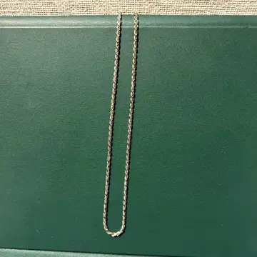 익일 배송 silver925 로프 체인 목걸이 50cm