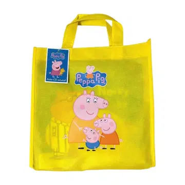 Peppa Pig 그림책 세트와 CD 옐로우 컬러