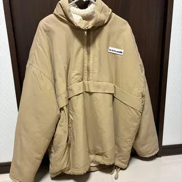 자바 자바 베이지 하프 지퍼 플리스 자켓