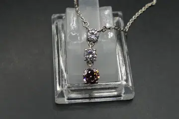 새상품급 스타 주얼리 STAR JEWELRY 3연 지르코니아 목걸이