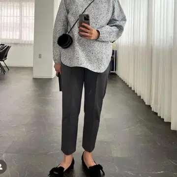 ohga 마쉬멜로우 팬츠 보통 길이 그레이 XS