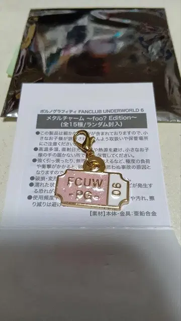 포르노그라피티 FCUW6 메탈 참 C
