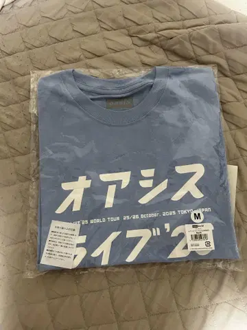 공식 티셔츠 오아시스 라이브'25 Blue M