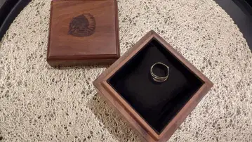 SAAD 925 깃털 반지