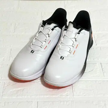 풋조이 PRO SL BOA 여성용 24.5cm 화이트 블랙 오렌지