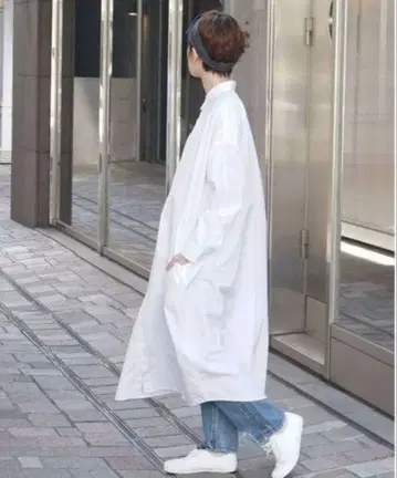 저널 스탠다드 랙 화이트 셔츠 원피스