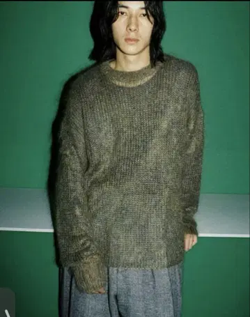 LIDNM KID MOHAIR MIX KNIT M 사이즈