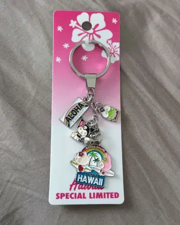 새상품 하와이 HAWAII 키링 산리오 키티 쿠로미