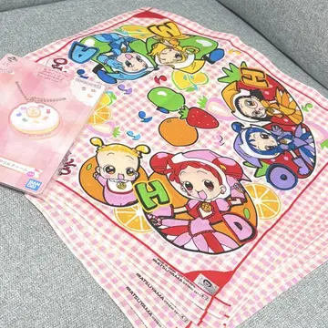 오쟈마녀 도레미 손수건 키링 세트