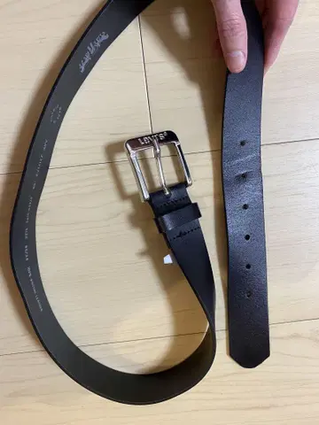 리바이스 천연 가죽 벨트 85cm 블랙 사용감 있음