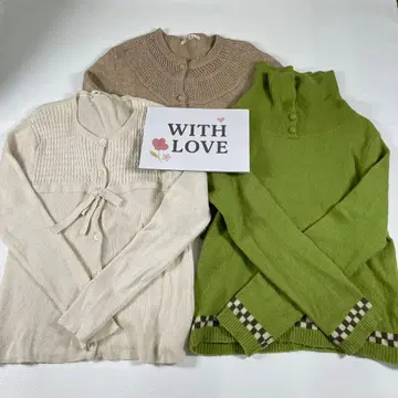 with love 위즈러브 상의 묶음 판매