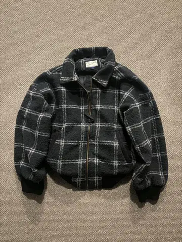 plaid blouson archive unknown alpha 체크