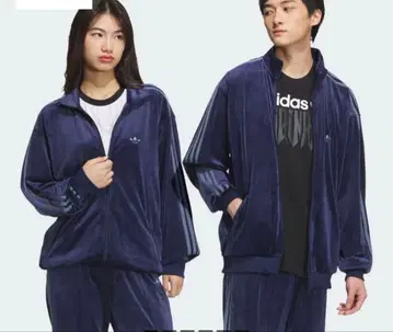 adidas 아디다스 벨로아 트랙 자켓 네이비