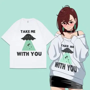 단다단 아야세 복숭아 코스프레 T셔츠 UFO 셔츠