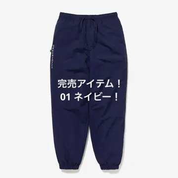 DESCENDANT WHARF NYLON TROUSERS 01 네이비