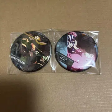 귀멸의 칼날 모노가타루 등 캔뱃지 코유키 아카자 교메이 무이치로