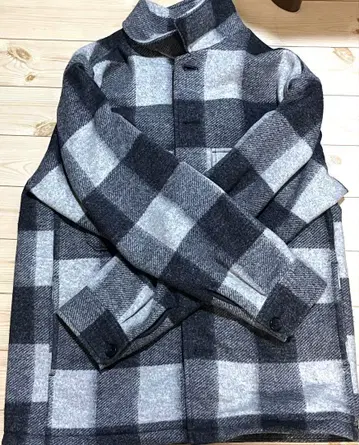 유니클로 체크 자켓