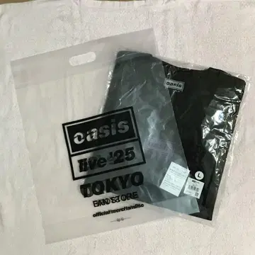 쇼핑백 포함 L 사이즈 oasis TOKYO1025/1026 티셔츠