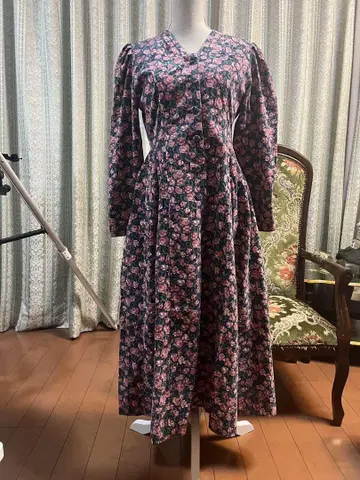 laura ashley 플로럴 롱 원피스
