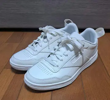 23cm 무인양품 x Reebok 코트 스니커즈 화이트