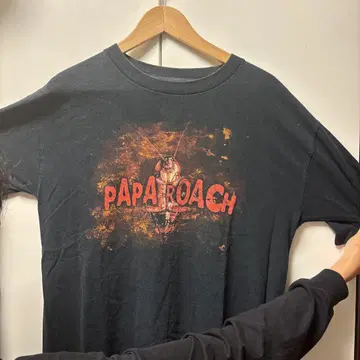 PAPAROACH 밴딩 T셔츠