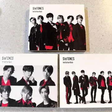 SixTONES Imitation Rain CD DVD 3장 세트