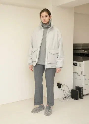 KAIKO PADDED BLOUSON 라이트 그레이 사이즈 2