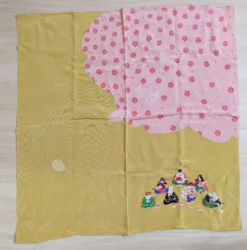 벚꽃과 칠복신 디자인 보자 기 약 65cm x 약 65cm