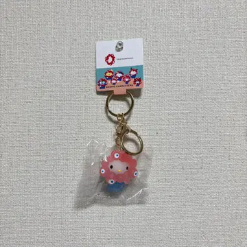 산리오 미야쿠미야쿠 마스코트 클리어 컬러 키링 헬로키티