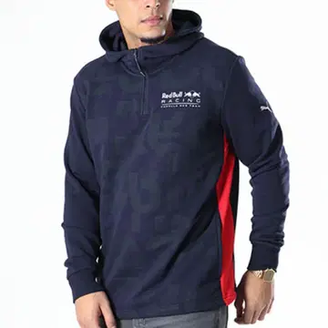 새상품 미사용 PUMA 레드불 레이싱 하프 지퍼 맨투맨 후드티