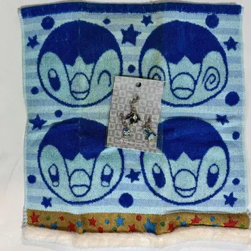 포켓몬 포켓몬 센터 팽도리 핸드 타월 + 메탈 참 세트