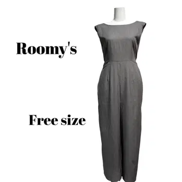 [ Roomy's ] 올인원 살로펫 허리 리본 프리 사이즈