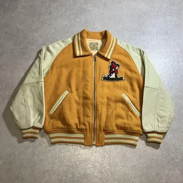00s 90s archive 바시티 자켓 가죽 자켓 일본제