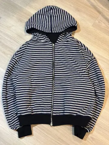 OY reversible stripe hoodie M size