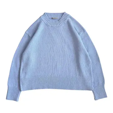 정가 29700엔 띠어리 럭스 크루넥 벌키 니트 풀오버