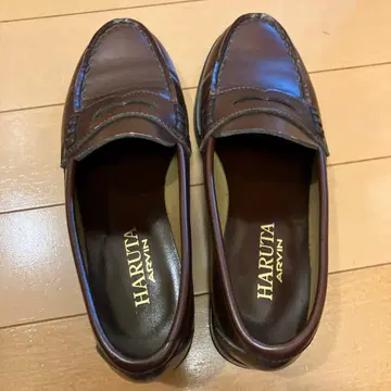 HARUTA 브라운 로퍼