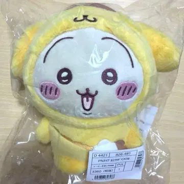 치이카와 산리오 캐릭터즈 토끼 x 폼폼푸딩 봉제 인형