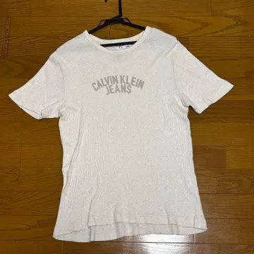 캘빈 클라인 진스 M 화이트 티셔츠
